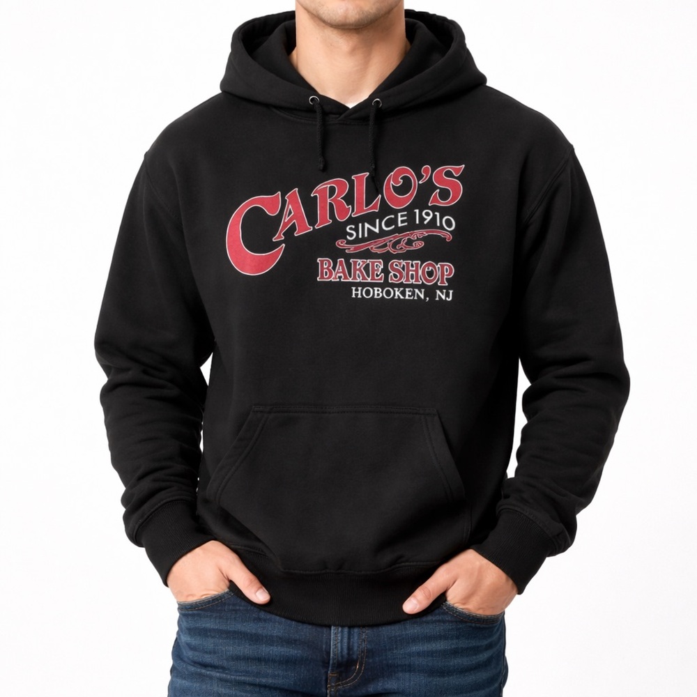 Carlo’s Bake Shop Black Hoodie Red Buddy Cake Boss